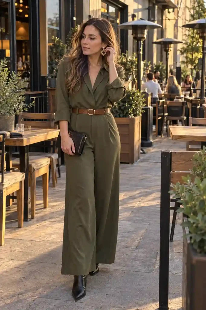 Jumpsuit in a fall color