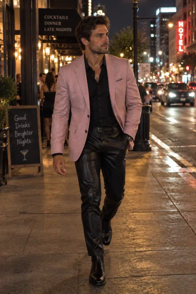 Leather trousers