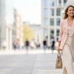 Light Pink and Cream Outfit