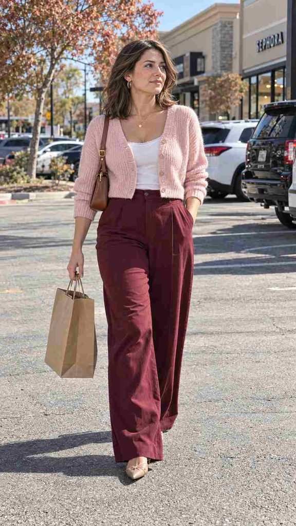 Light pink cardigan