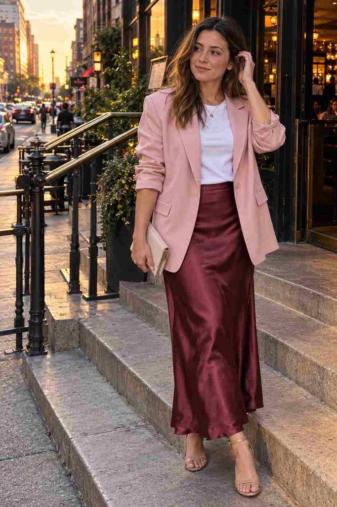 Light pink oversized