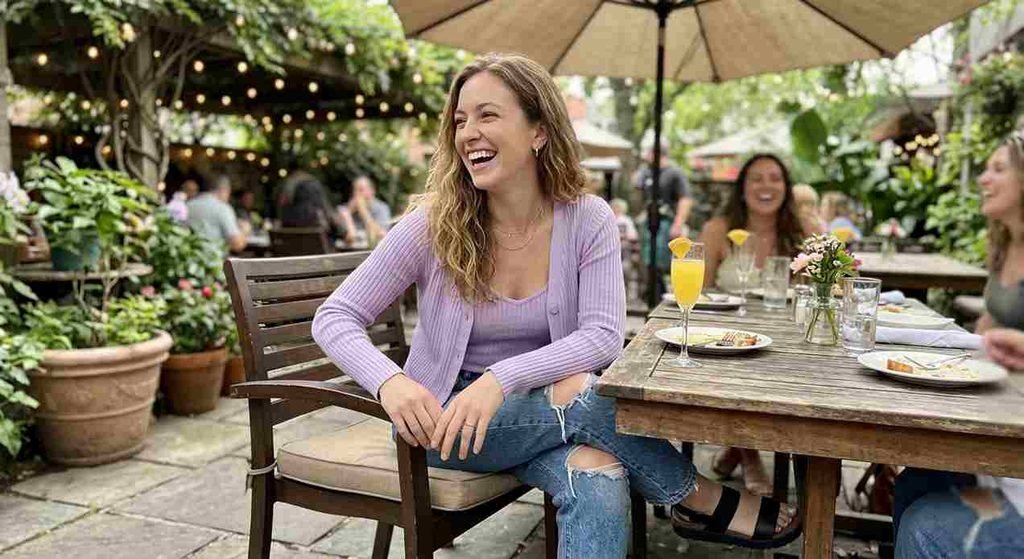 Matching cardigan and cami