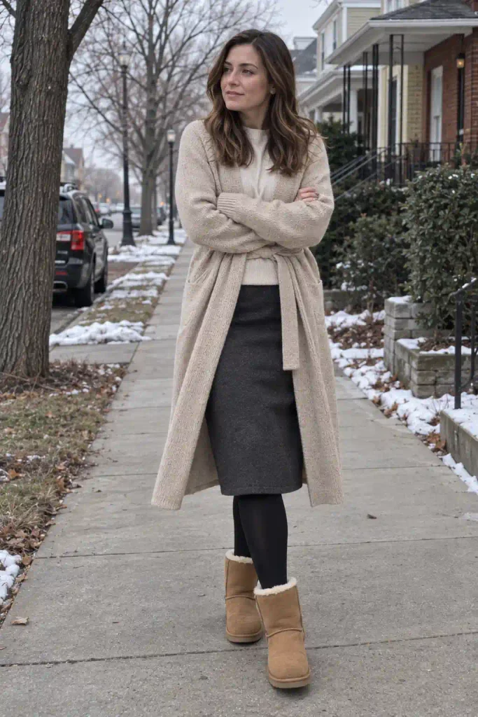 Midi skirt,