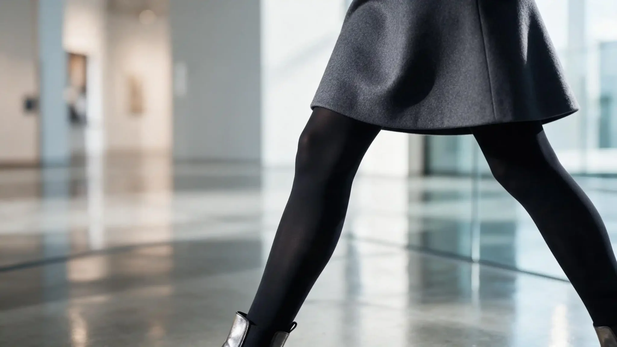 Black Tights With A Skirt 24 Outfit Combos That Never Go Out Of Style
