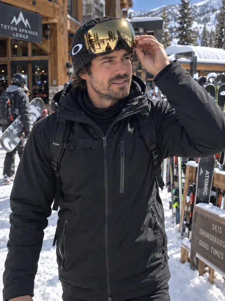Mirrored aviator goggles