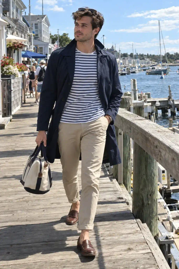 Navy trench