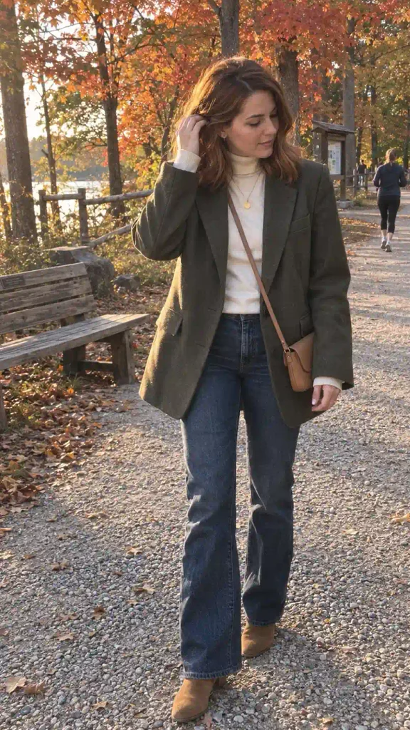 Olive blazer