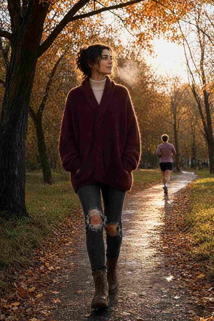 Oversized cardigan
