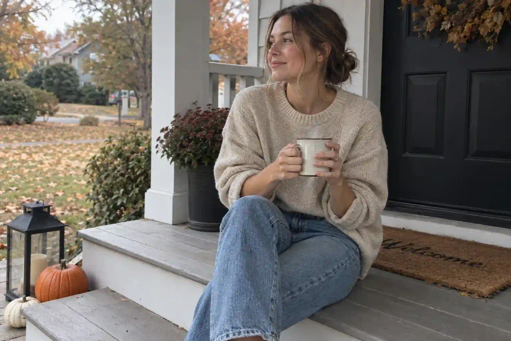 Oversized crewneck with