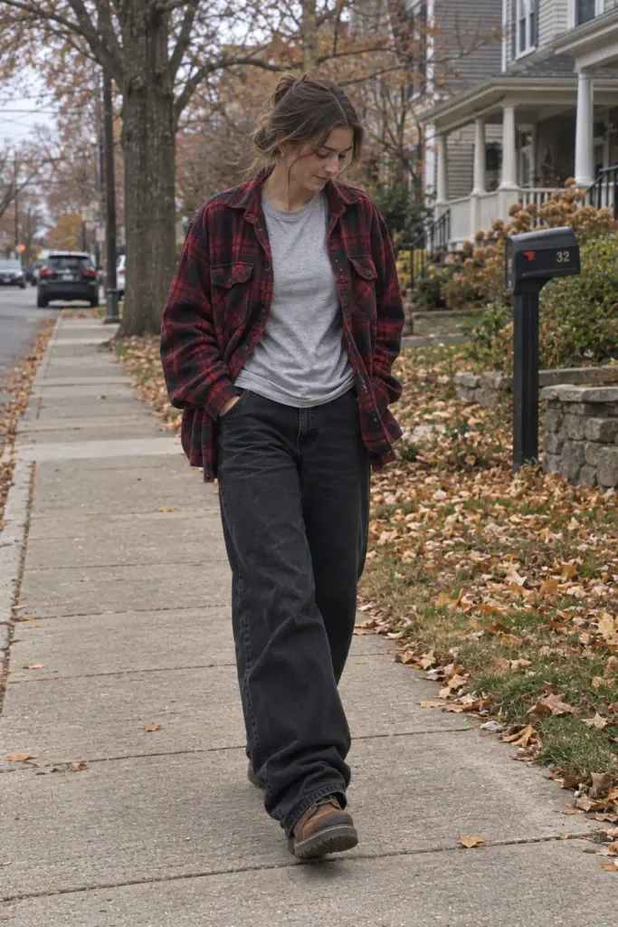 Oversized flannel