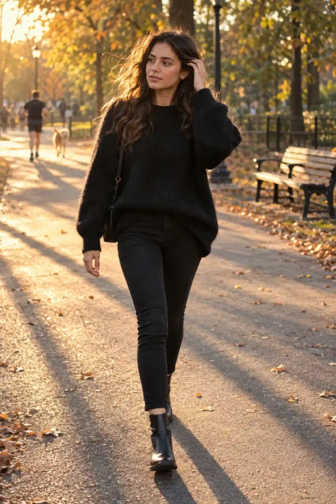 Oversized mohair sweater