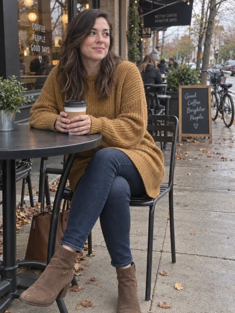 Oversized sweater dress
