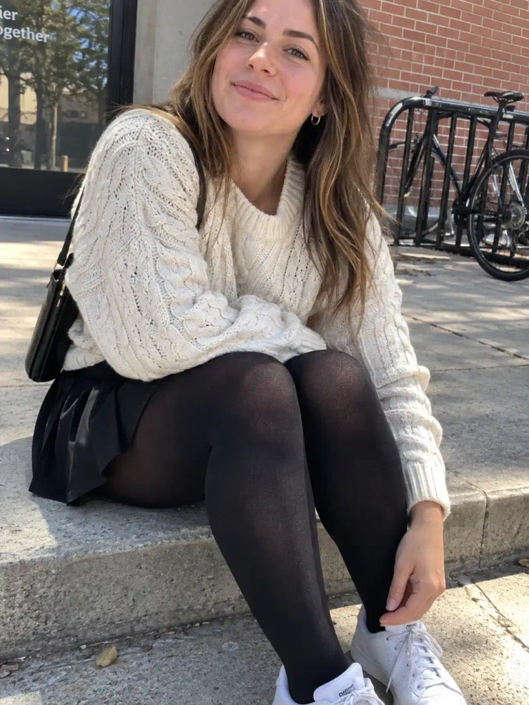 Picking the right tights for your mini skirt