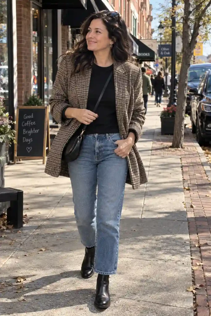 Plaid blazer