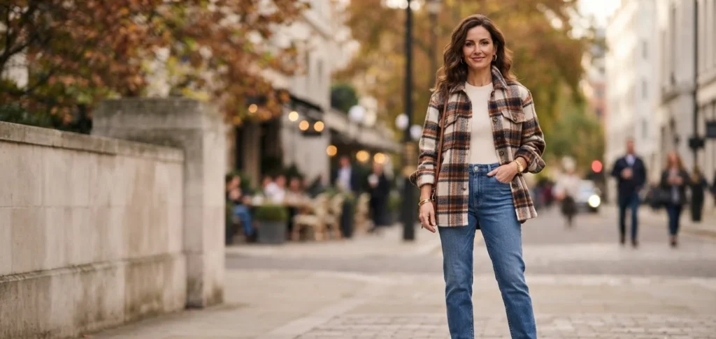 Plaid shacket