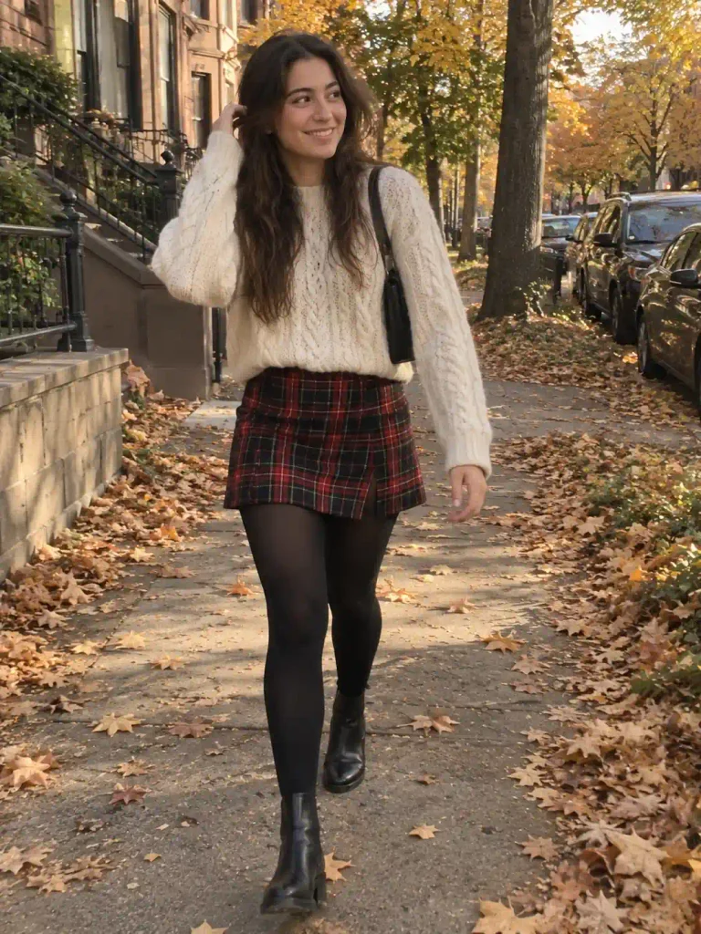Plaid skirt