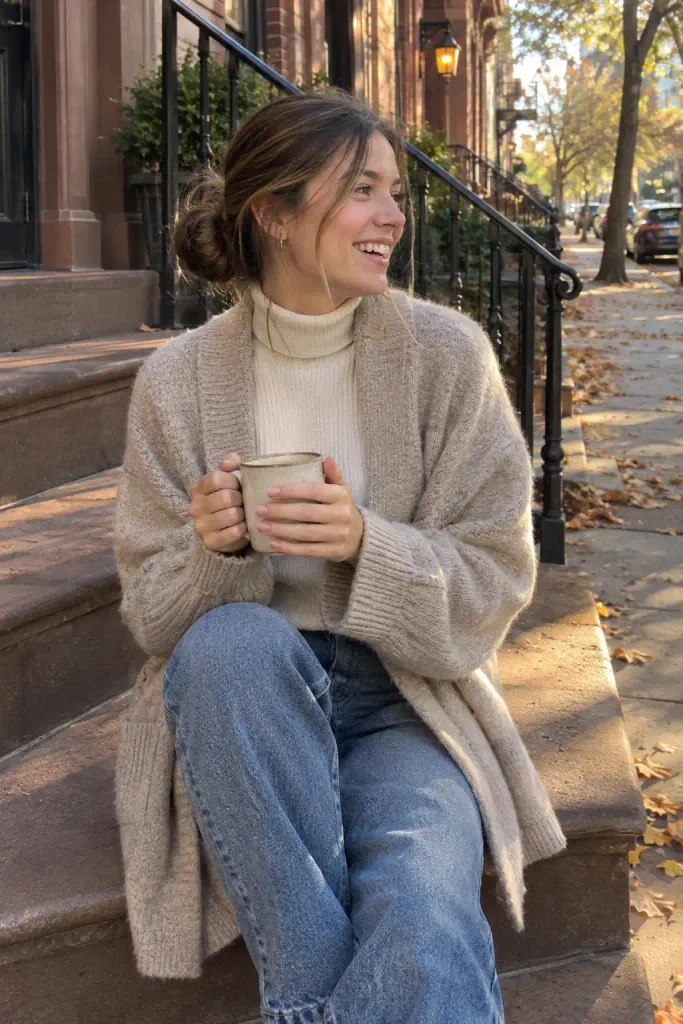 Ribbed turtleneck