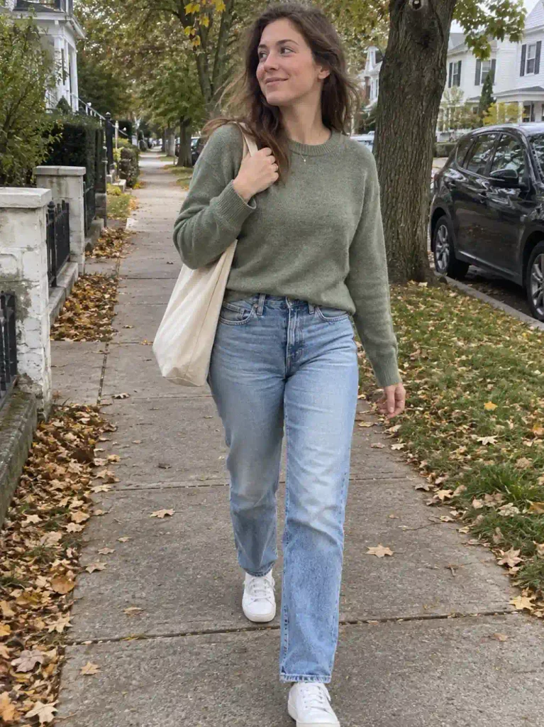 Sage crewneck with