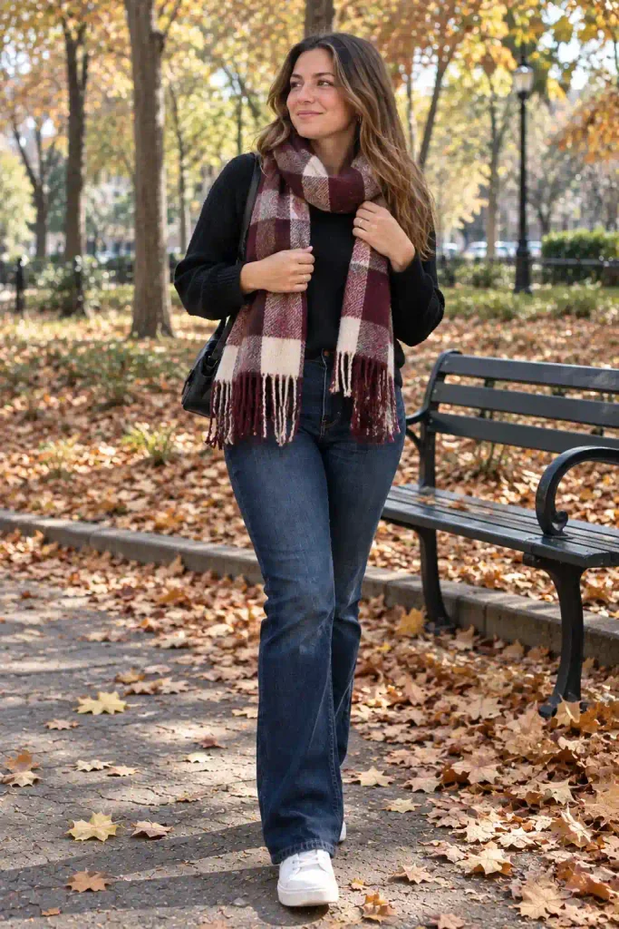 Scarf as the focal point