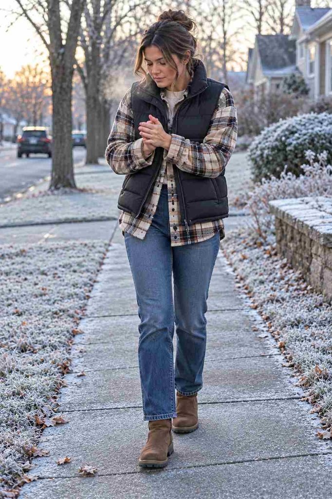 Shacket under a puffer