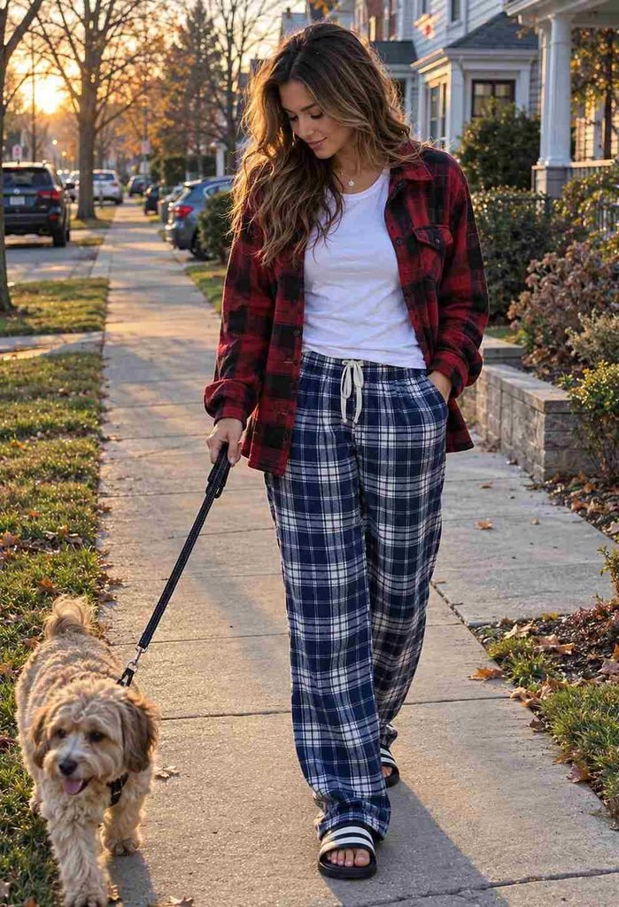 Shacket with flannel
