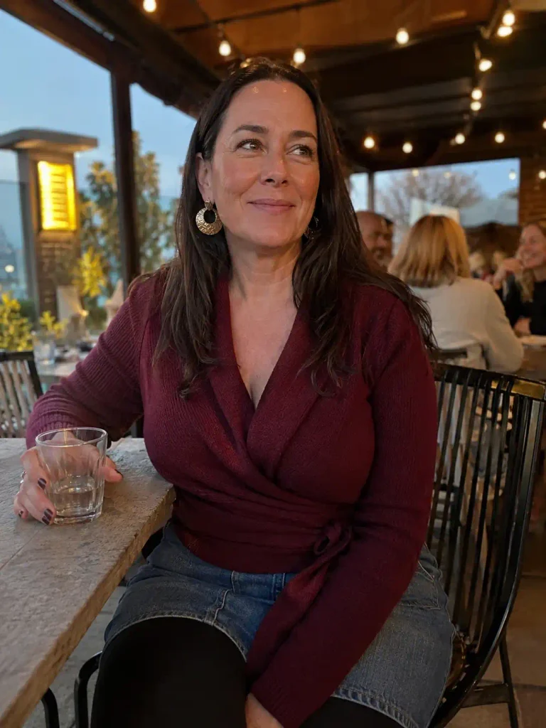 Skirt with a wrap sweater