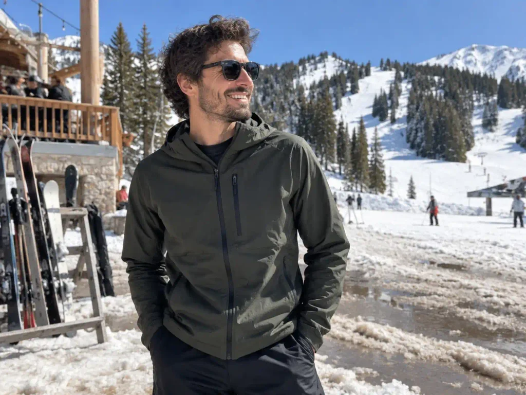 Softshell for spring skiing