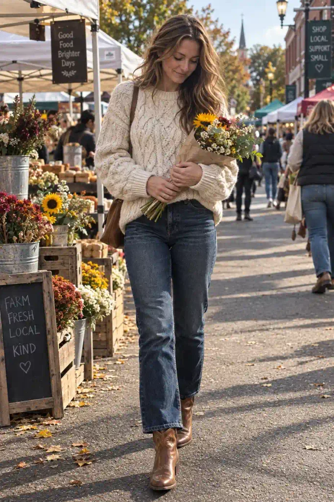 Straight-leg dark denim