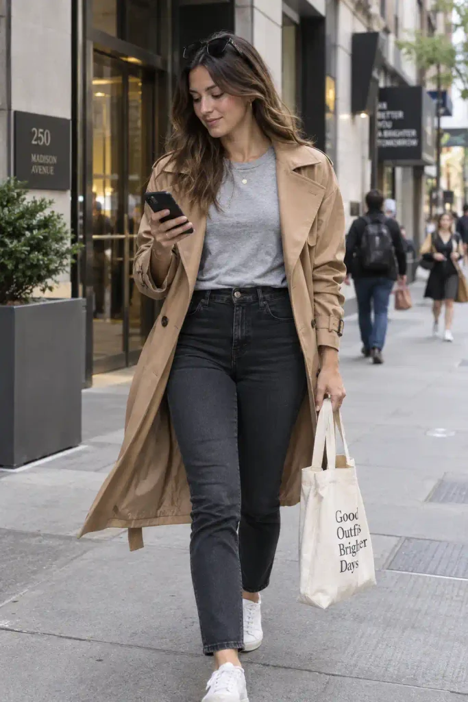 Straight-leg jeans