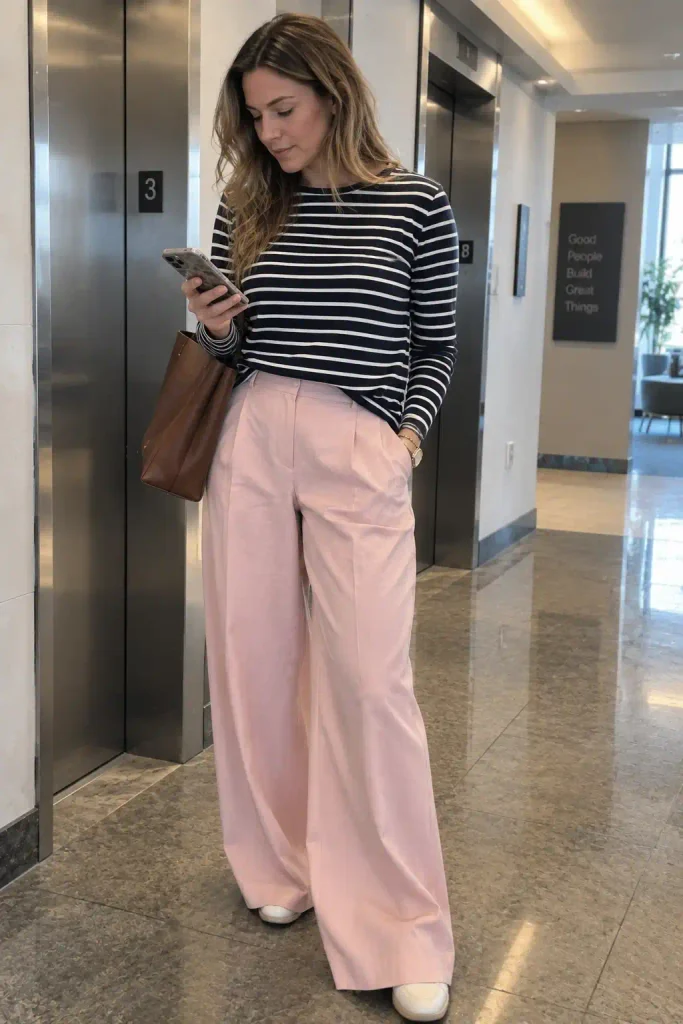 Striped long-sleeve