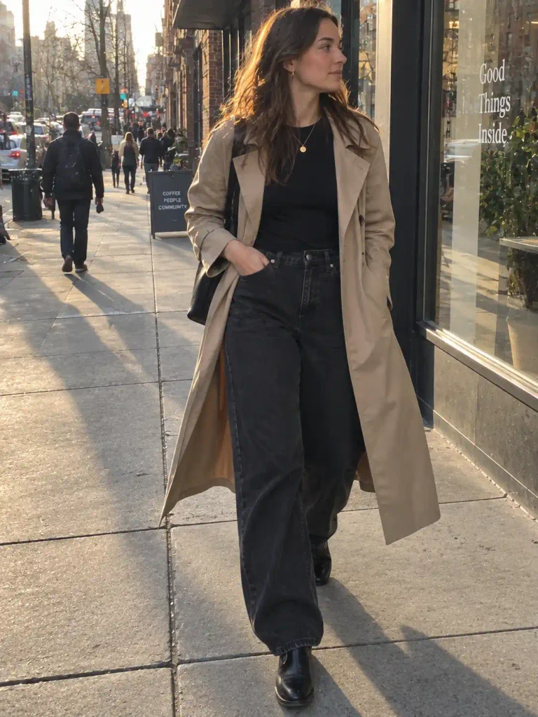 Structured trench