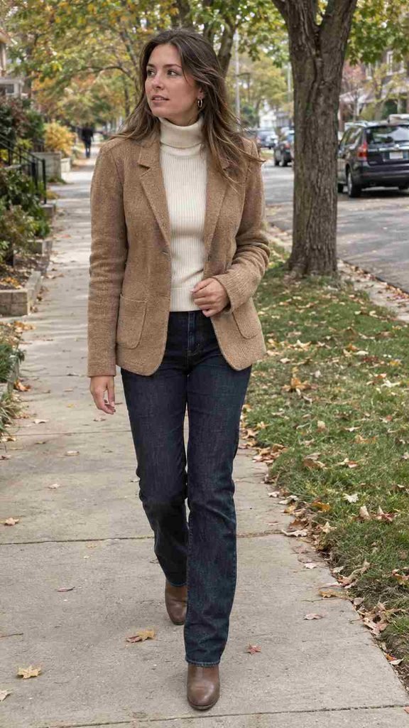 Tan blazer