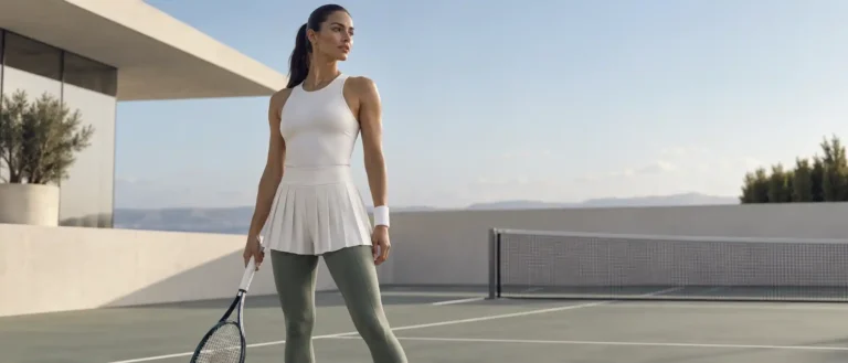 Tennis Skirt Over Leggings