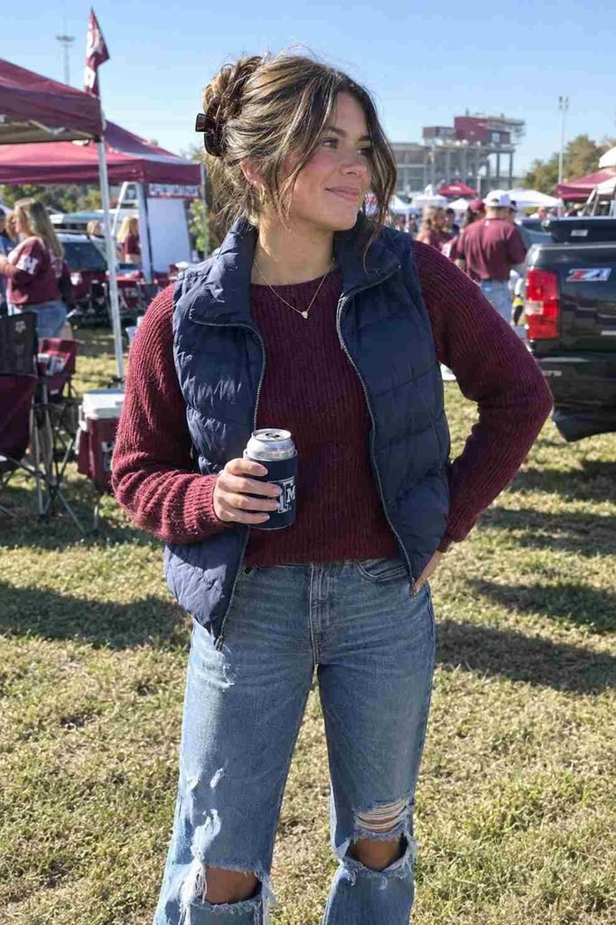 The football Saturday look