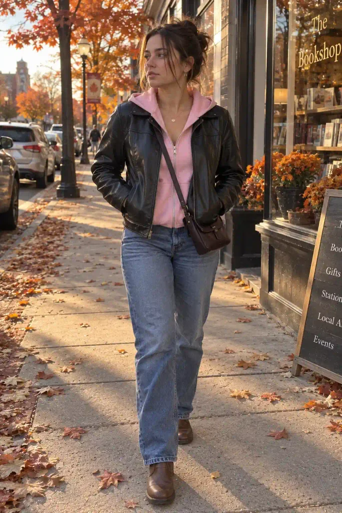 The leather jacket layer