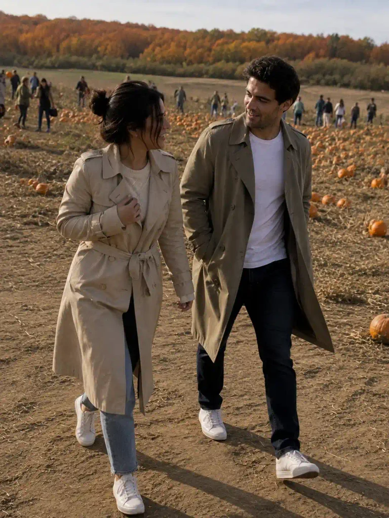 Trench coats over