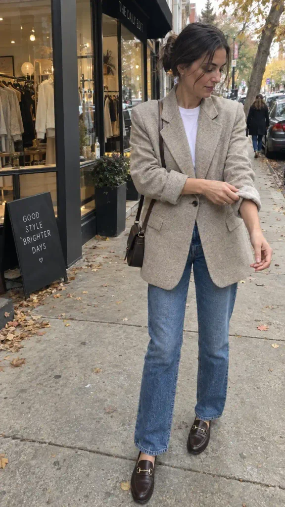 What makes a blazer oversized