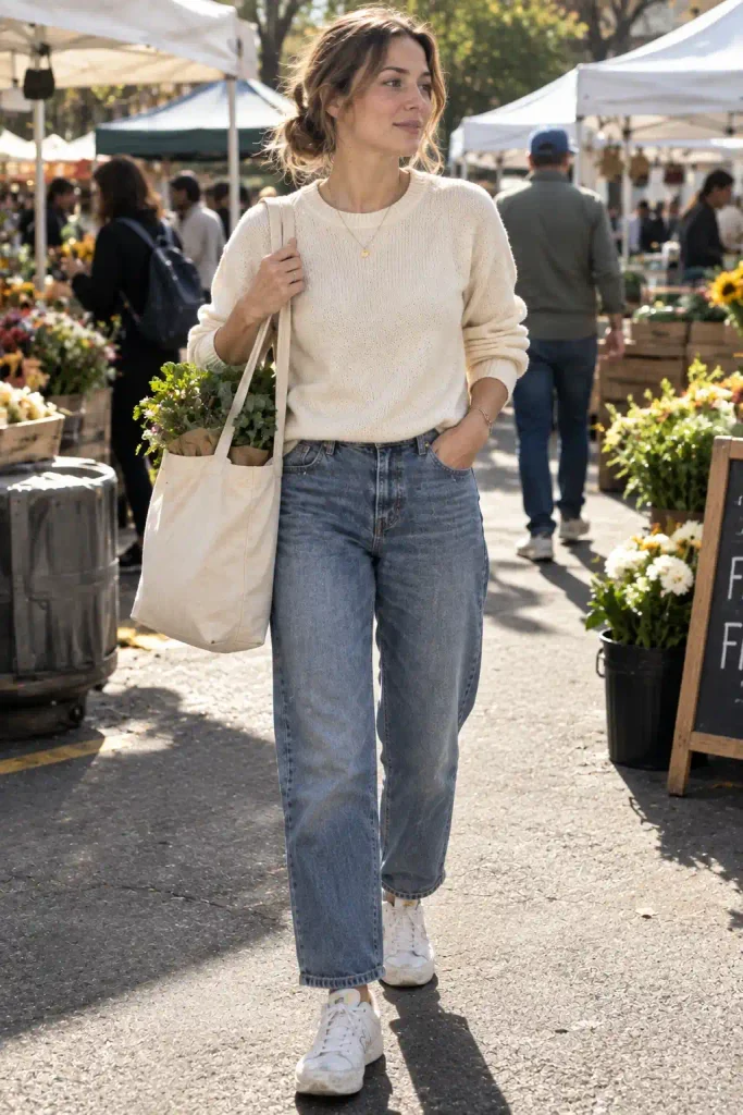 Why cream and denim are such an