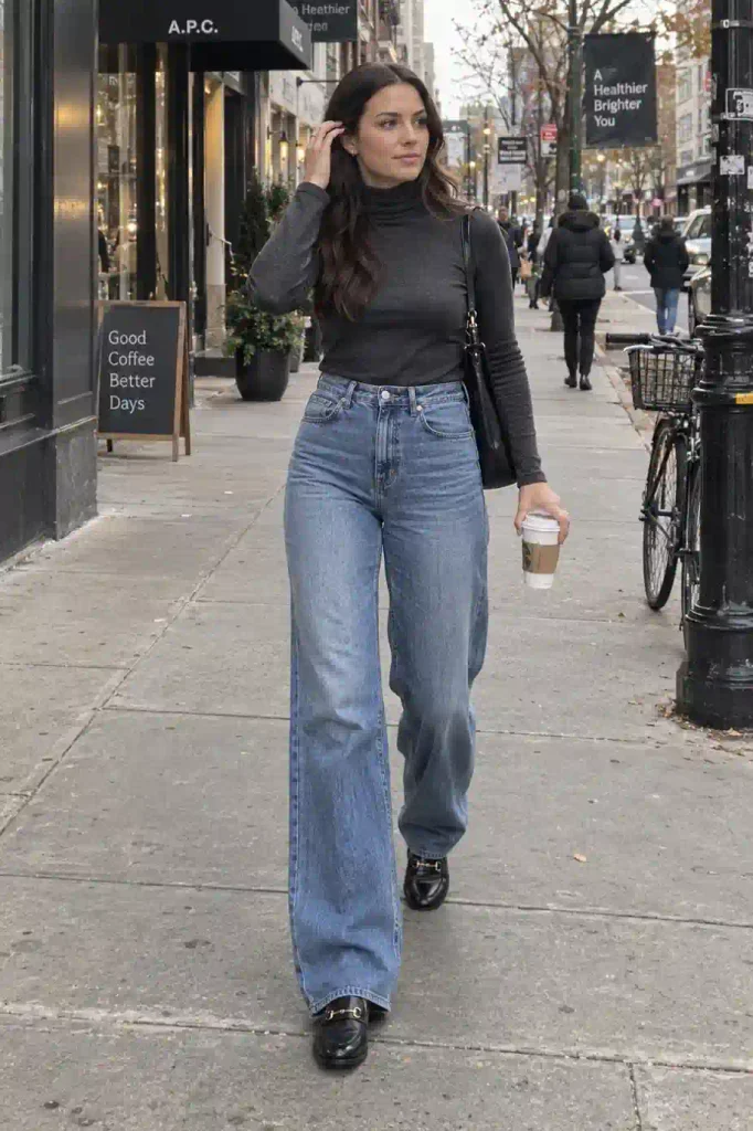 Wide-leg jeans 