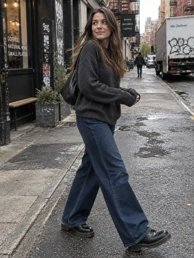 Wide-leg jeans