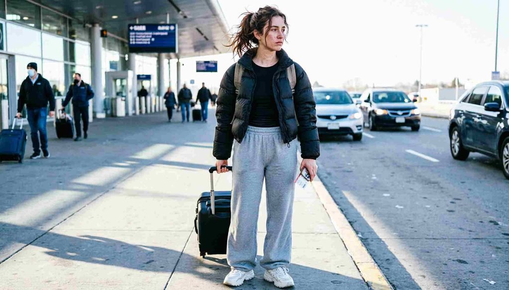 Wide-leg sweatpants
