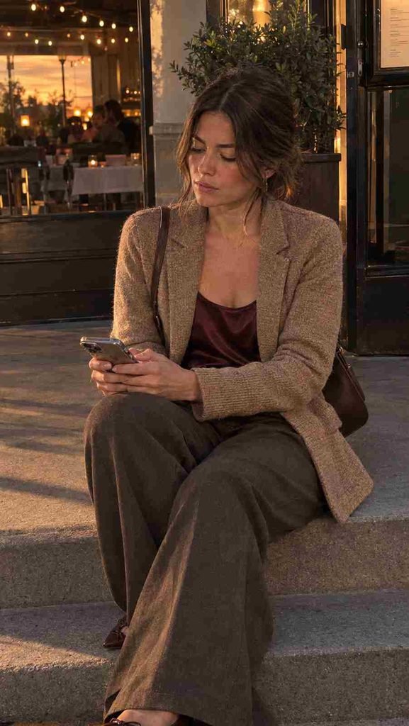 Wide-leg trousers