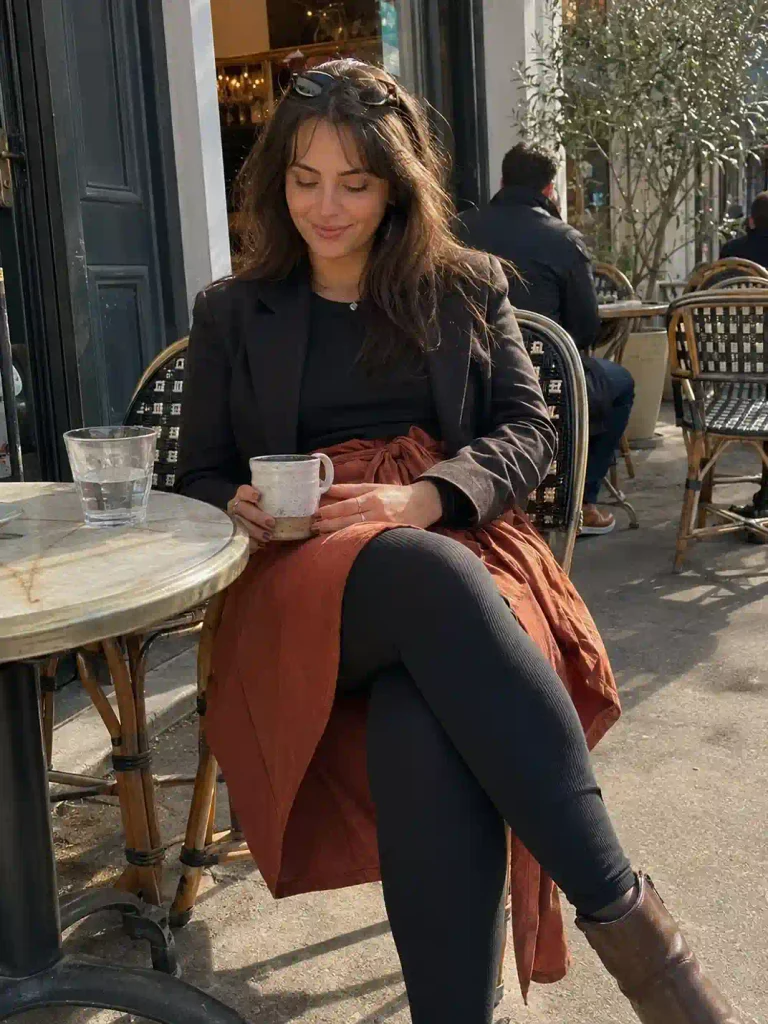 Wrap skirt with