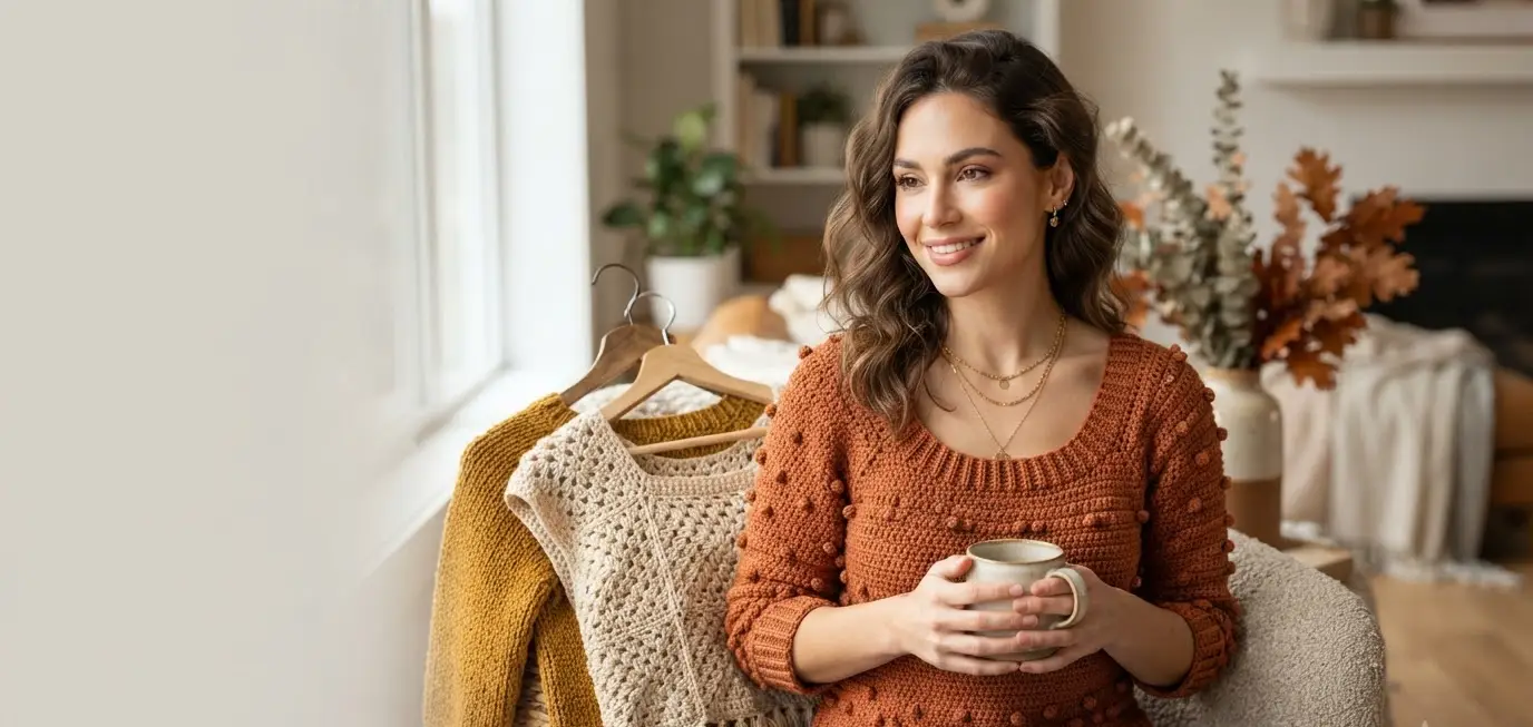 crochet fall tops