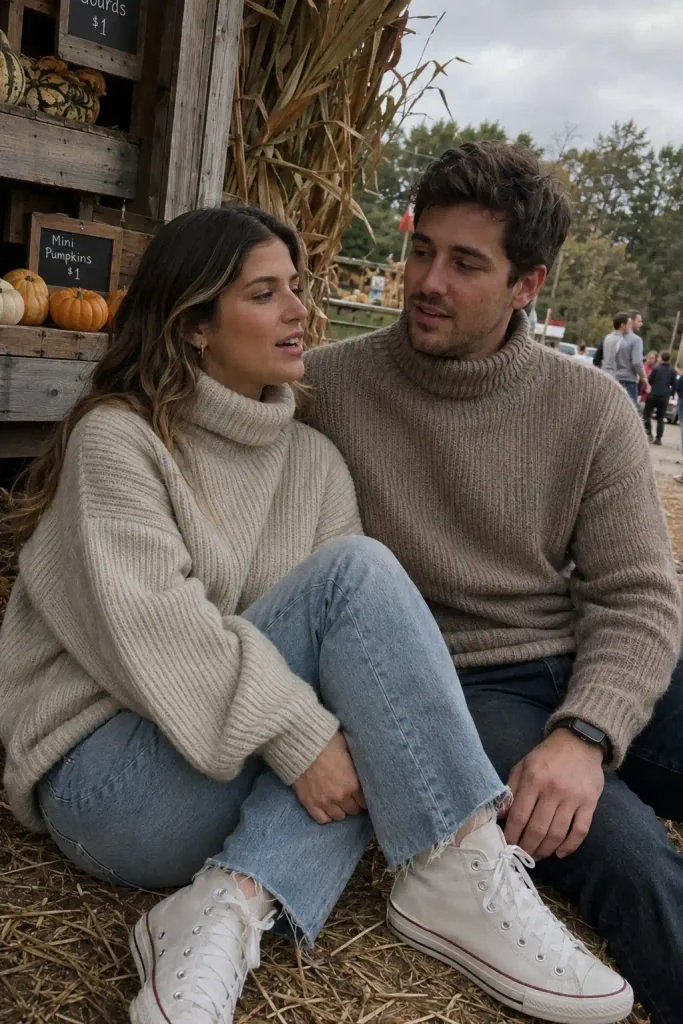 hunky turtlenecks in