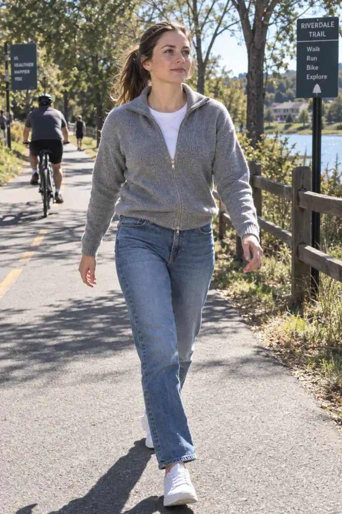sweater with straight