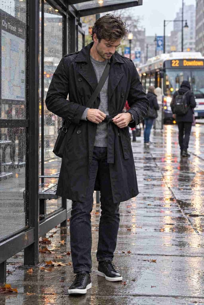 trench coat outfit ideas