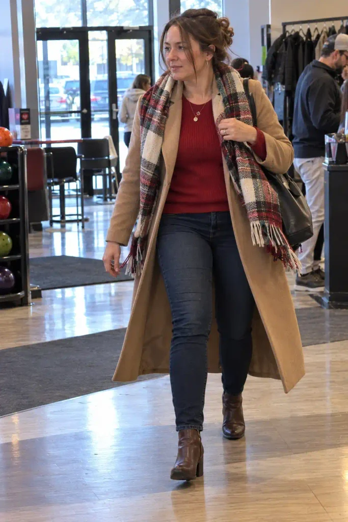 A packable winter coat or shawl