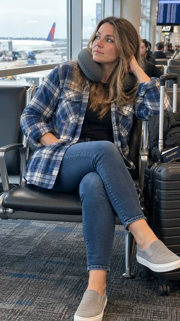 Airport travel look
