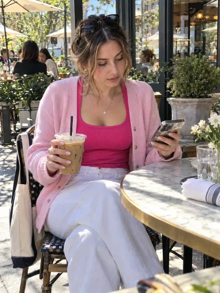 Baby pink and hot